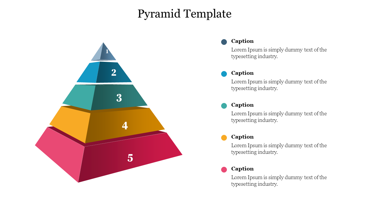Pyramid Template Google Slides